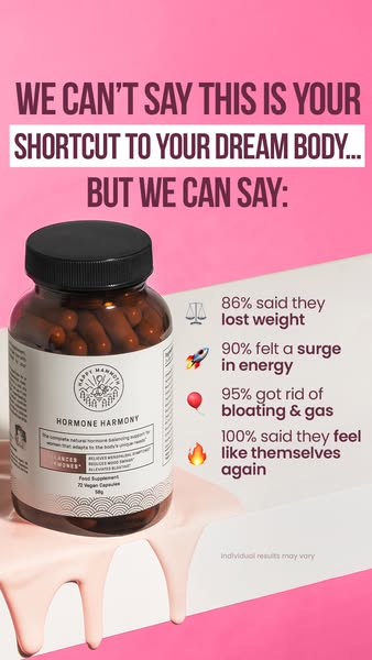 This ad for Happy Mammoth Hormone Harmony uses social proof in the form of statistics to show the benefits of the produc