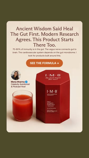Mona Sharma Health and Wellness ad