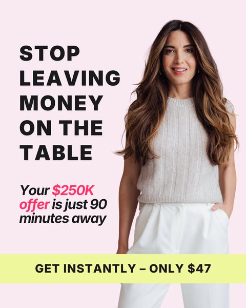 This image ad aims to capture attention with a bold statement about missed financial opportunities, then quickly present