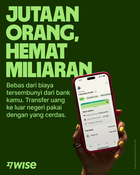 This image ad for Wise highlights the cost savings of using Wise for international money transfers. It emphasizes the la
