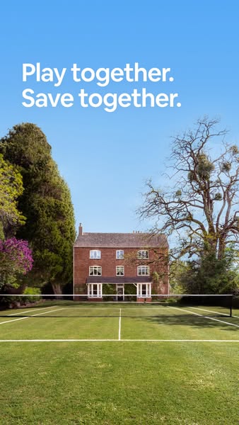 An image ad that suggests using a company's services to save money together with family.