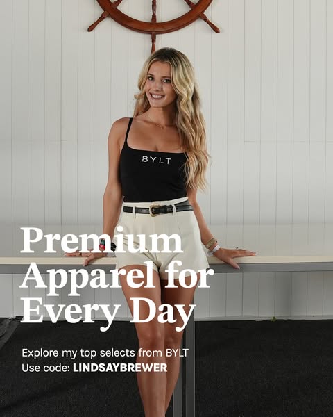 Lindsay Brewer Racing ad