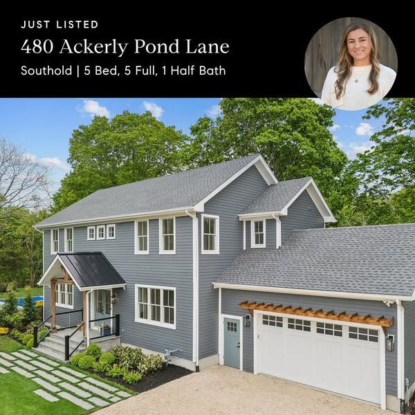 This image ad features a newly listed home, highlighting its key features such as the number of bedrooms and bathrooms, 