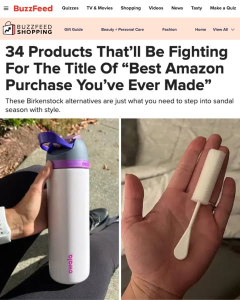 This image ad is from a BuzzFeed Shopping article titled "34 Products That'll Be Fighting For The Title Of '