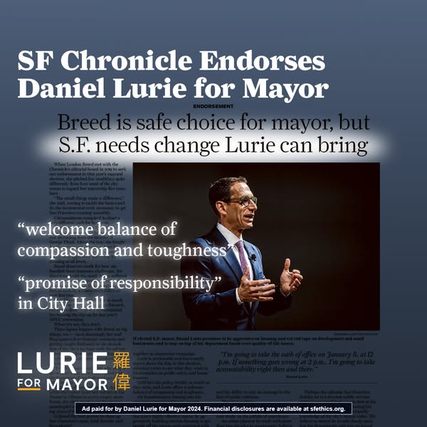 Daniel Lurie ad