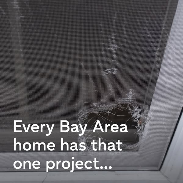 The ad is focused on one of the things that Bay Area residents commonly encounter, which is broken window screens. The a