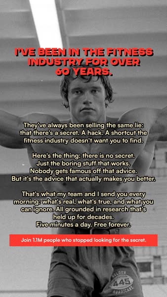 Arnold Schwarzenegger ad