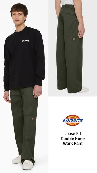 This ad features a man wearing the product with a second shot of the product and brand logo.