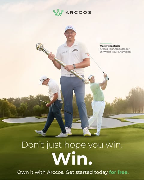This ad for Arccos features Matt Fitzpatrick, the Arccos Tour Ambassador and DP World Tour Champion. It promotes Arccos 