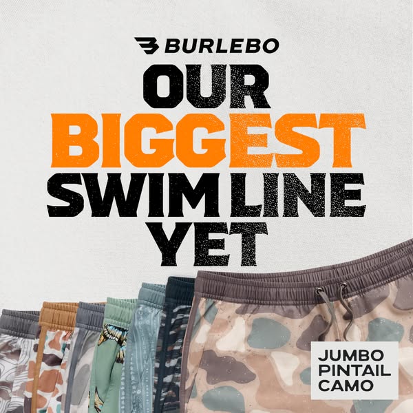 This is an image ad from Burlebo, advertising their new swimwear line.
