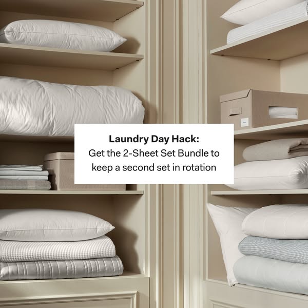 This ad features a simple image with a short line of text to advertise the company's 2-Sheet Set Bundle. The ad inte