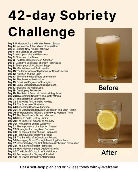 The ad is for Reframe, which is a self-help plan to help the consumer drink less. The ad shows the consumer what their l