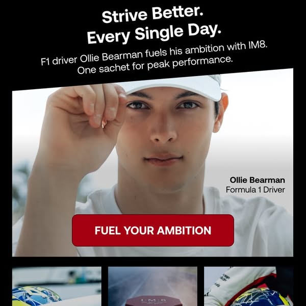 Ollie Bearman / Team OB ad