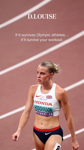 This ad features the brand D. Louise. It stars an olympic athelete to persuade the target audience that the advertised p