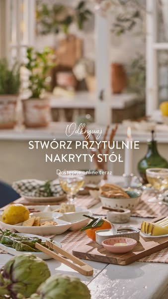 This image ad is showcasing a variety of products such as dishes, tableware, and other home decor items with the text &q