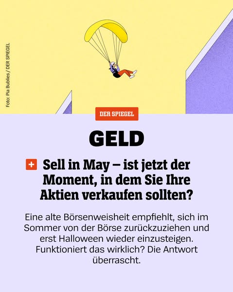 This ad presents a recommendation of when to sell stocks and makes the claim that the answer will surprise you.