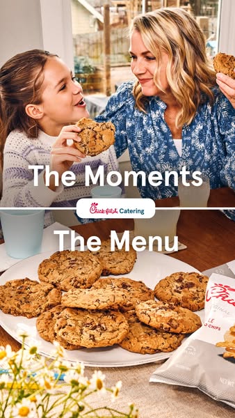 This Chick-fil-A image ad promotes their catering menu and positions it around the idea of celebrating life's specia