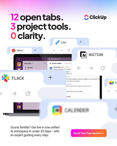 ClickUp ad