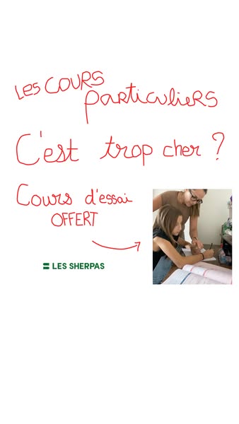 This ad acknowledges that private tutoring is often too expensive, and advertises an affordable tutoring alternative wit