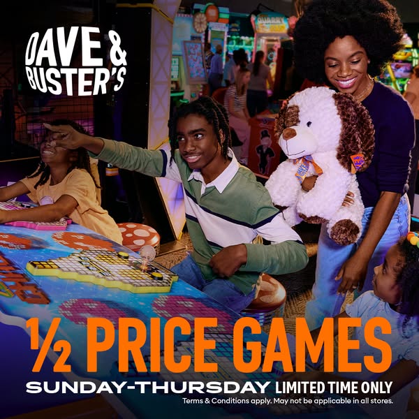 Dave & Buster's ad
