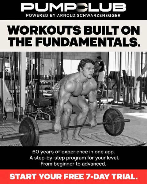 Arnold Schwarzenegger ad