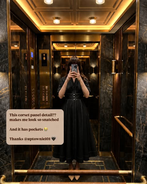 A customer testimonial about a dress.