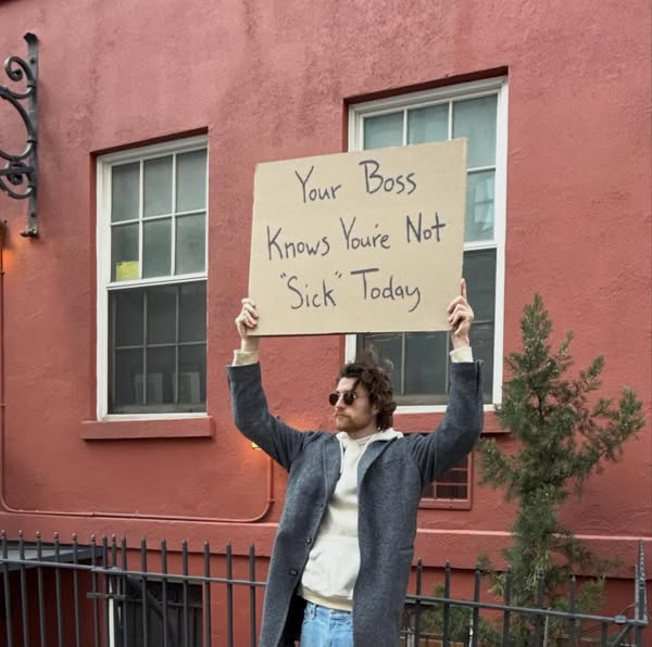 DudewithSign ad