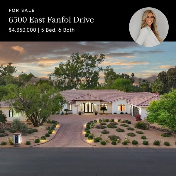 This ad promotes a luxury home for sale, emphasizing its price, size, and features like the number of bedrooms and bathr