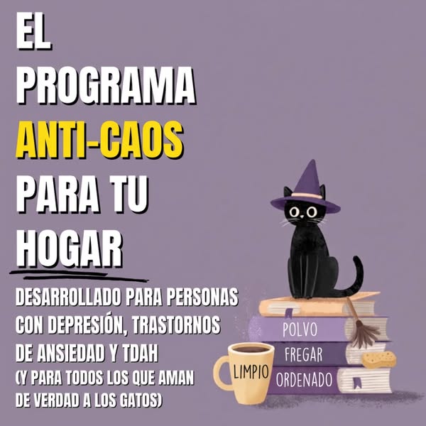 The image ad promotes an "anti-chaos" program designed for individuals dealing with depression, anxiety, and A