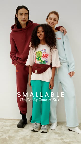 This ad for SMALLABLE features a family wearing the company's coordinated loungewear. The ad intends to showcase the