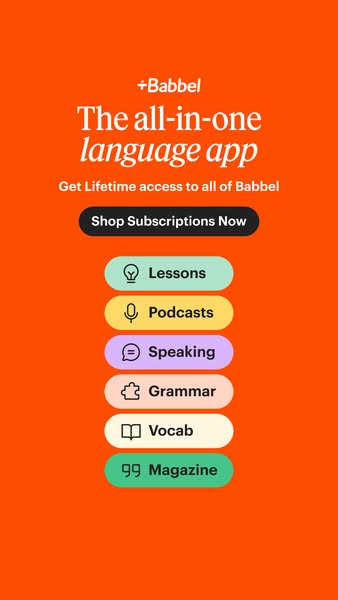 Babbel ad