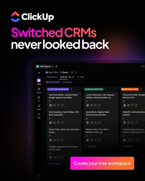ClickUp ad
