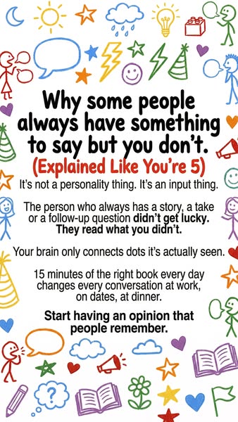 This static image ad is designed to resonate with individuals who aspire to be more articulate and engaging in conversat