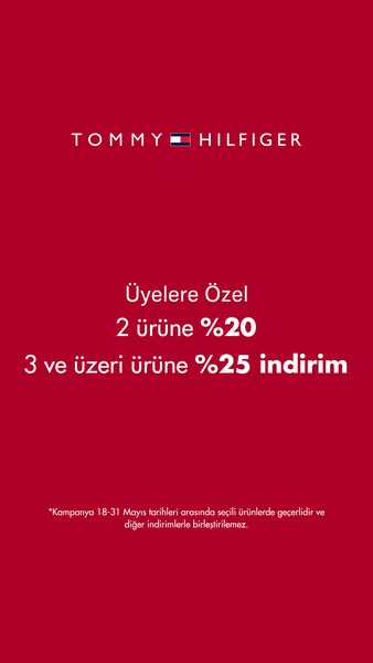 This ad for Tommy Hilfiger promotes a discount offer for members.