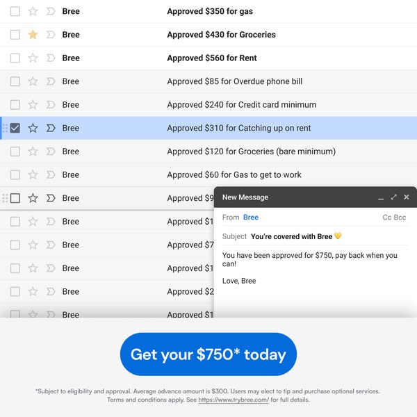 Bree App ad