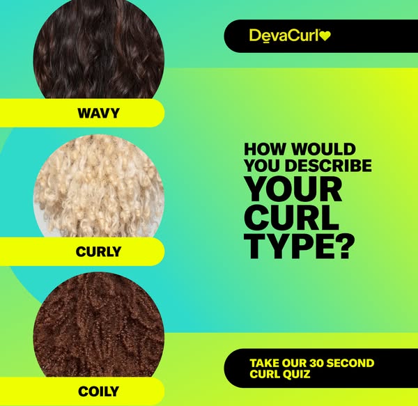 This ad by DevaCurl uses a quiz format to engage users to determine their curl type.