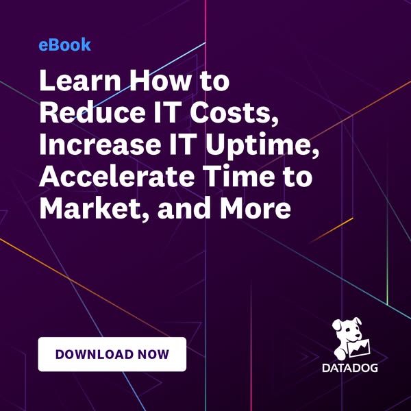 This ad promotes an eBook that teaches the viewer how to reduce IT costs, increase IT uptime, and accelerate time to mar