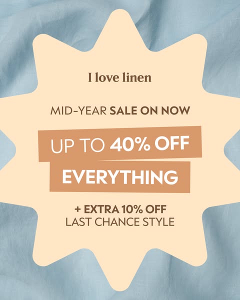 I Love Linen ad