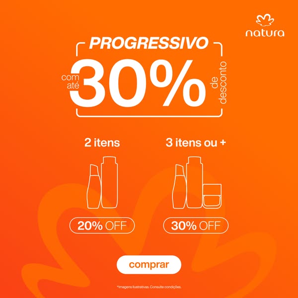 An advertisement from Natura promoting a discount on multiple items. When a customer purchases two items, they receive 2