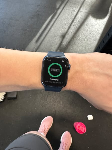 This ad displays the functionality of the Apple watch and its ability to track a woman's cycle and fertility.