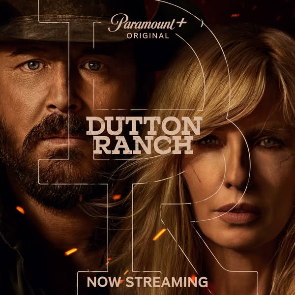 An image ad for Paramount+ series Dutton Ranch which is now streaming.