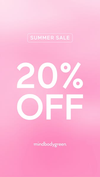 This ad features a pink background with the text "SUMMER SALE" and "20% OFF" in white. The brand nam