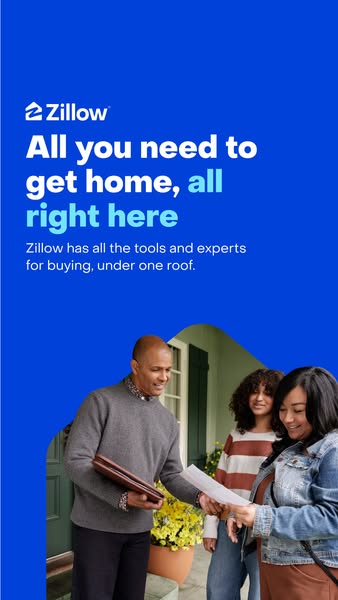 This ad is for Zillow, which claims to be the only place you need to go to find a home with all of the tools and experts
