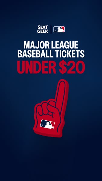 This ad by SeatGeek promotes Major League Baseball tickets for under $20.