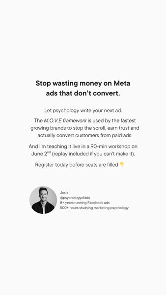Psychology of Ads ad