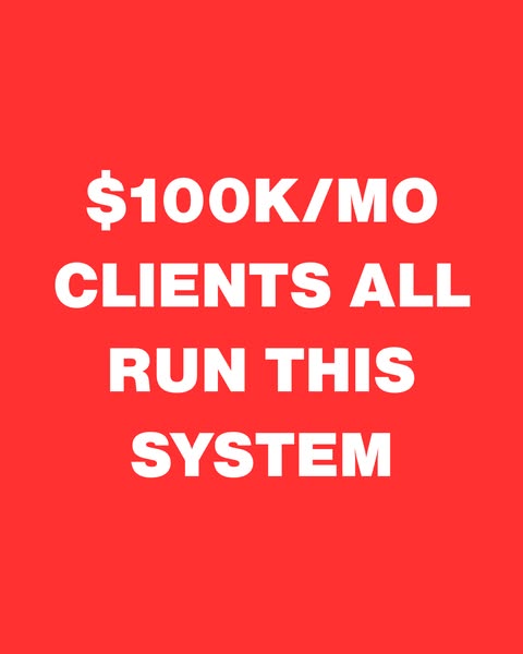 This ad is designed to grab attention with a statement about the system the company uses that allows their clients to ma