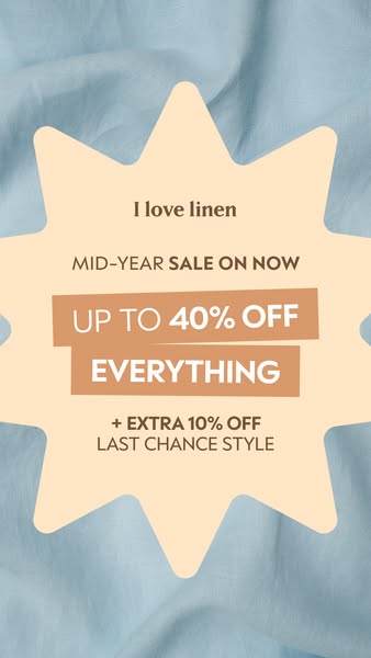 I Love Linen ad