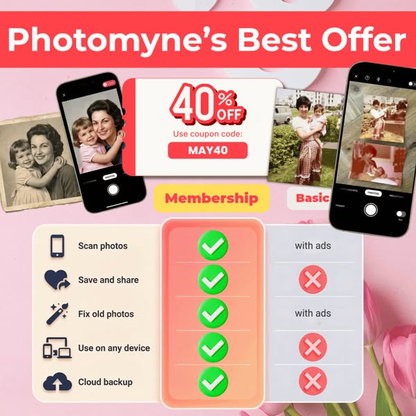 Photomyne ad