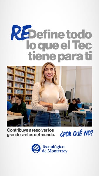 This ad by Tecnológico de Monterrey aims to redefine what the institution offers to its students, encouraging them to co
