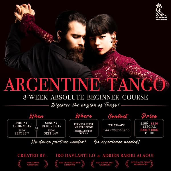 The Argentine Tango School ad